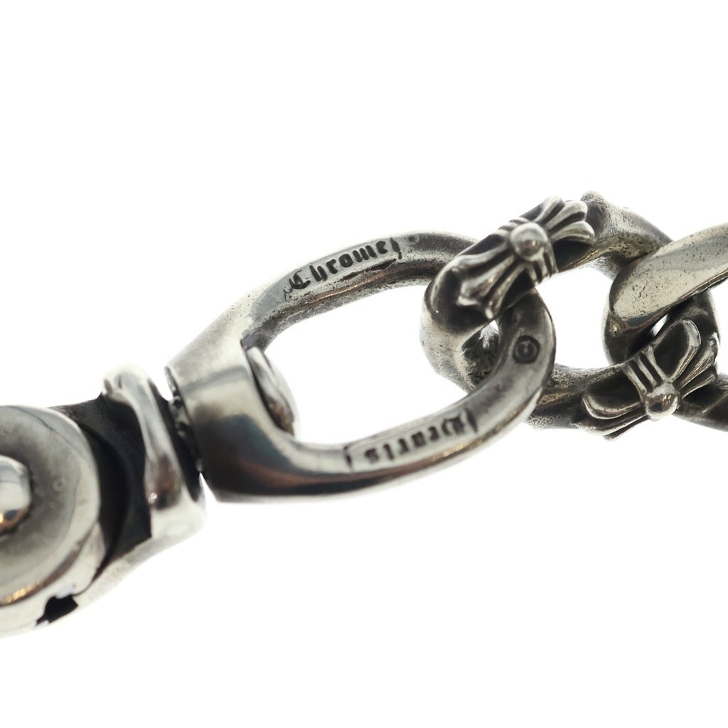 CHROME HEARTS(クロムハーツ) FANCY SHORT-S/1クリップショートファンシー ウォレットチェーン シルバー BCA076