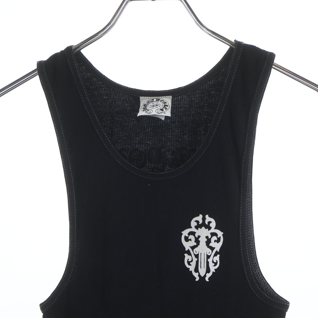 CHROME HEARTS(クロムハーツ) OLD オールド ヴァインダガー タンクトップ ノースリーブ カットソー ブラック
