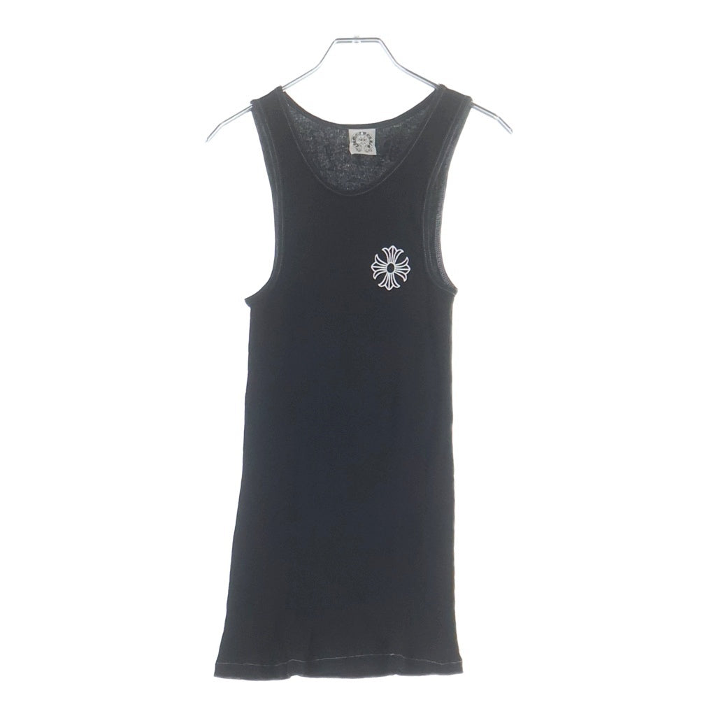 CHROME HEARTS(クロムハーツ) OLD オールド CHプラスプリント タンクトップノースリーブカットソー ブラック