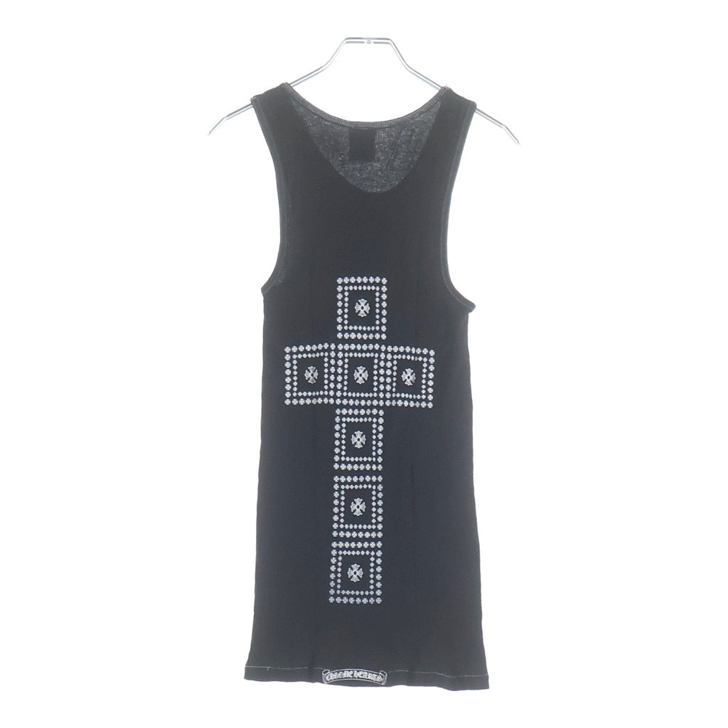 CHROME HEARTS(クロムハーツ) OLD オールド CHプラスプリント タンクトップノースリーブカットソー ブラック