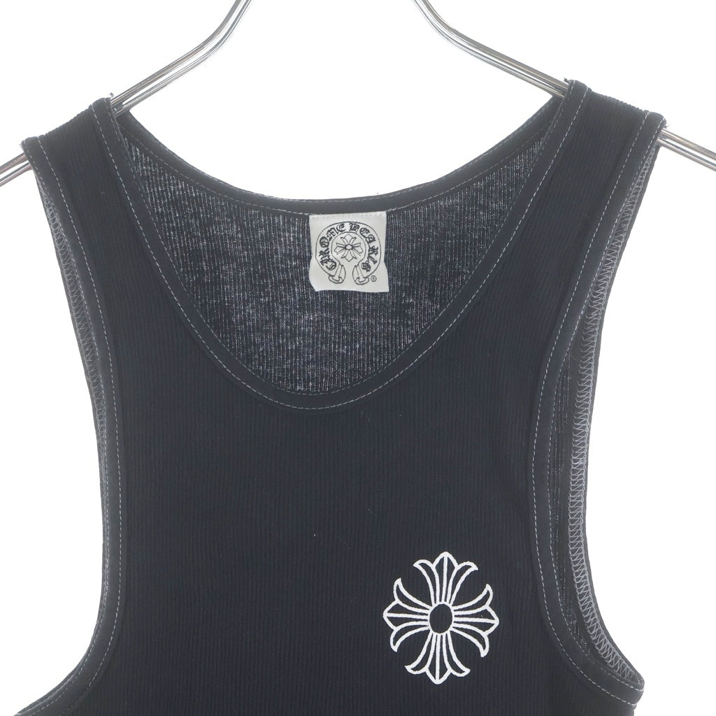 CHROME HEARTS(クロムハーツ) OLD オールド CHプラスプリント タンクトップノースリーブカットソー ブラック