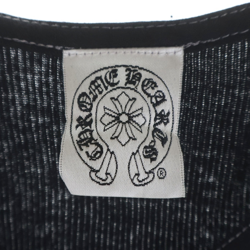 CHROME HEARTS(クロムハーツ) OLD オールド CHプラスプリント タンクトップノースリーブカットソー ブラック