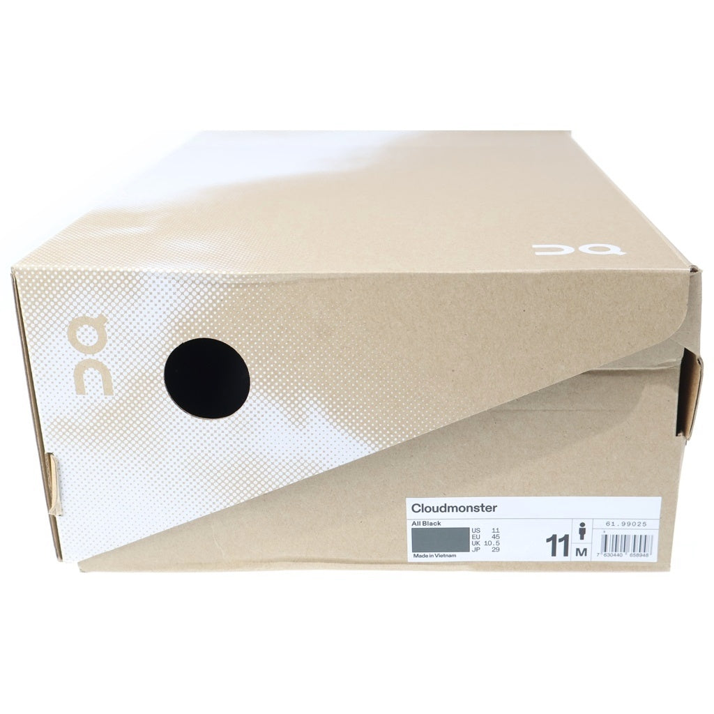 On(オン) CLOUDMONSTER クラウドモンスター ローカットシューズ ランニング ブラック US11/29cm 61.99025