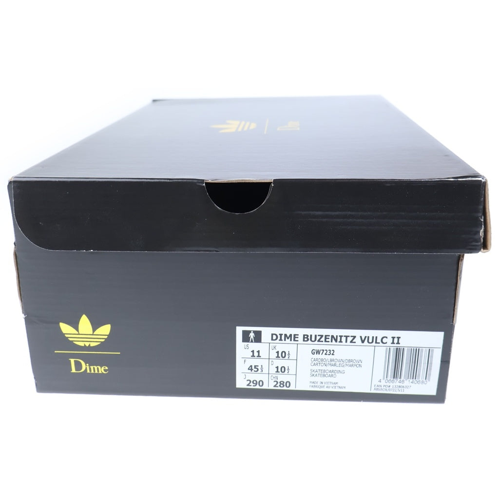 adidas(アディダス) ×DIME BUZENITZ VULC 2 GW7232 ダイム ブセニッツバルク2 ローカットスニーカー ベージュ SU11/29cm