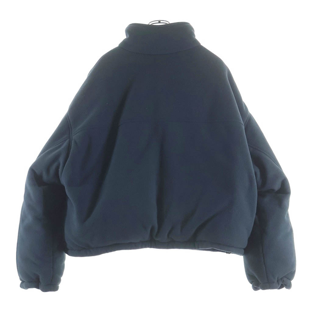 BALENCIAGA(バレンシアガ) 22AW REVERSIBLE PUFFER BB刺繍ロゴ リバーシブル フリースジャケット ネイビー 704507 TMQ04