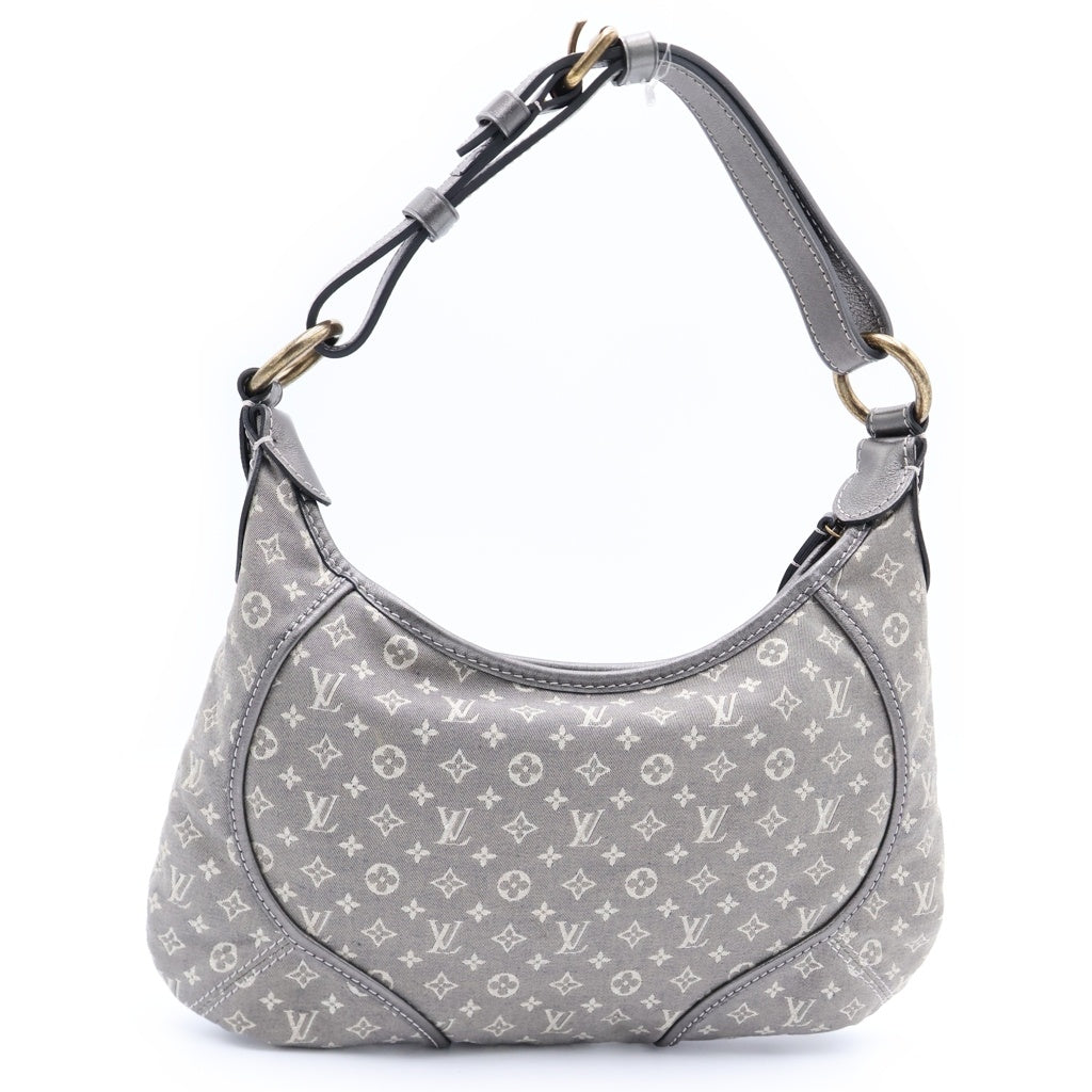 LOUIS VUITTON(ルイヴィトン) モノグラム ミニラン マノンPM エベヌ キャンバス ハンドバッグ グレー レディース M95621/SP3088