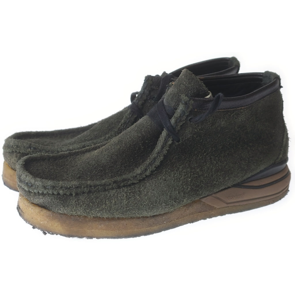 VISVIM(ヴィスヴィム) 23AW BEUS Trekker-folk スウェード クレープソール ブーツ シューズ ブラック US9