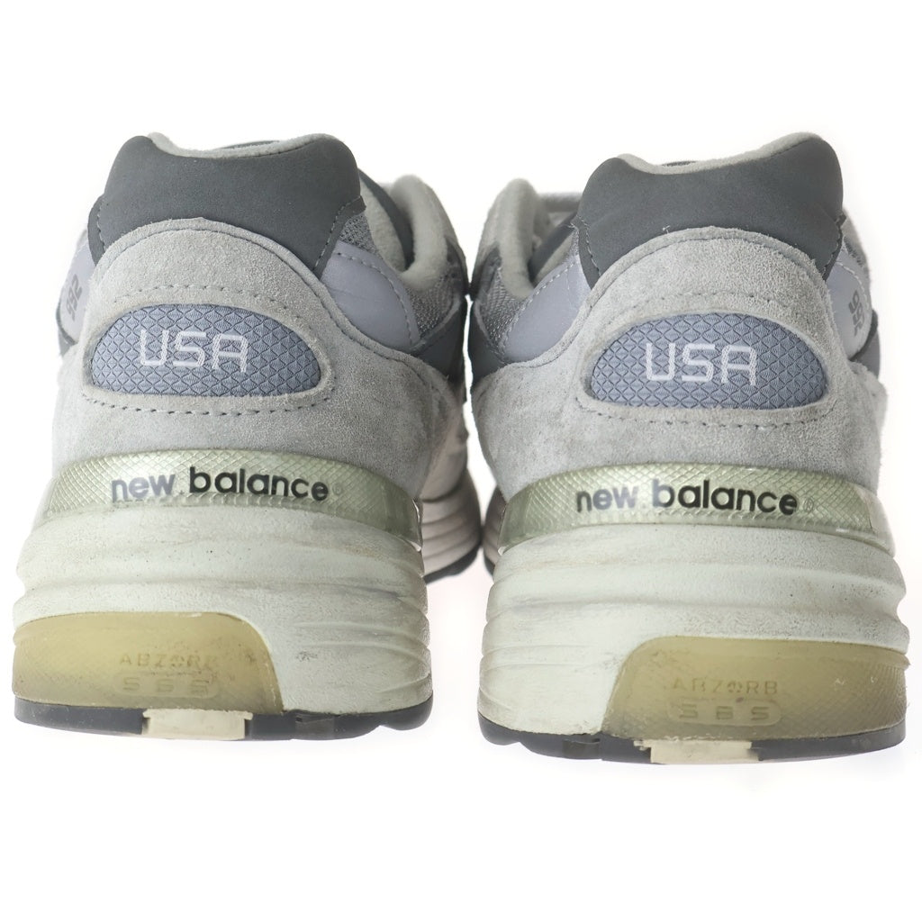 New Balance(ニューバランス) M992GR スウェード ローカットスニーカー シューズ グレー US9.5/27.5cm