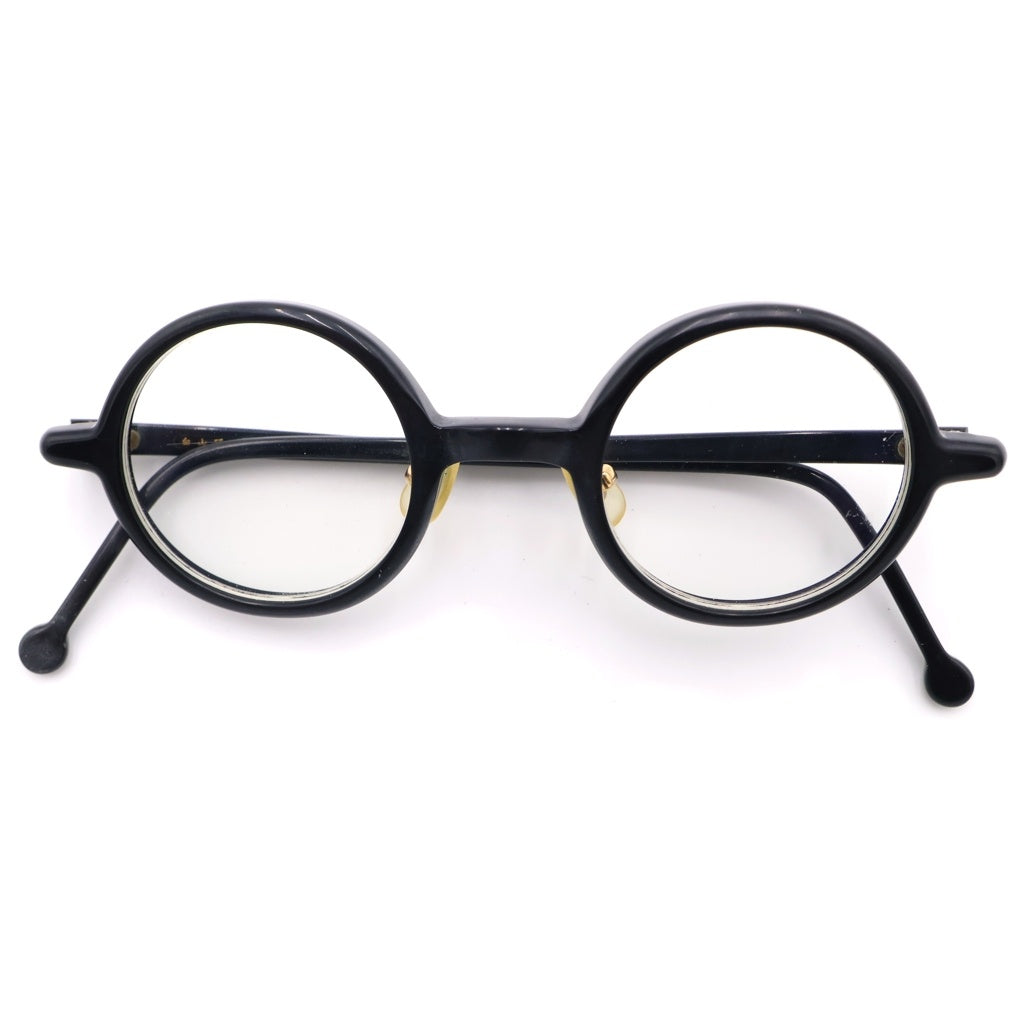 白山眼鏡店(ハクサンガンキョウテン) ROUND classic ラウンドクラシック メガネ サングラス ブラック 度入り