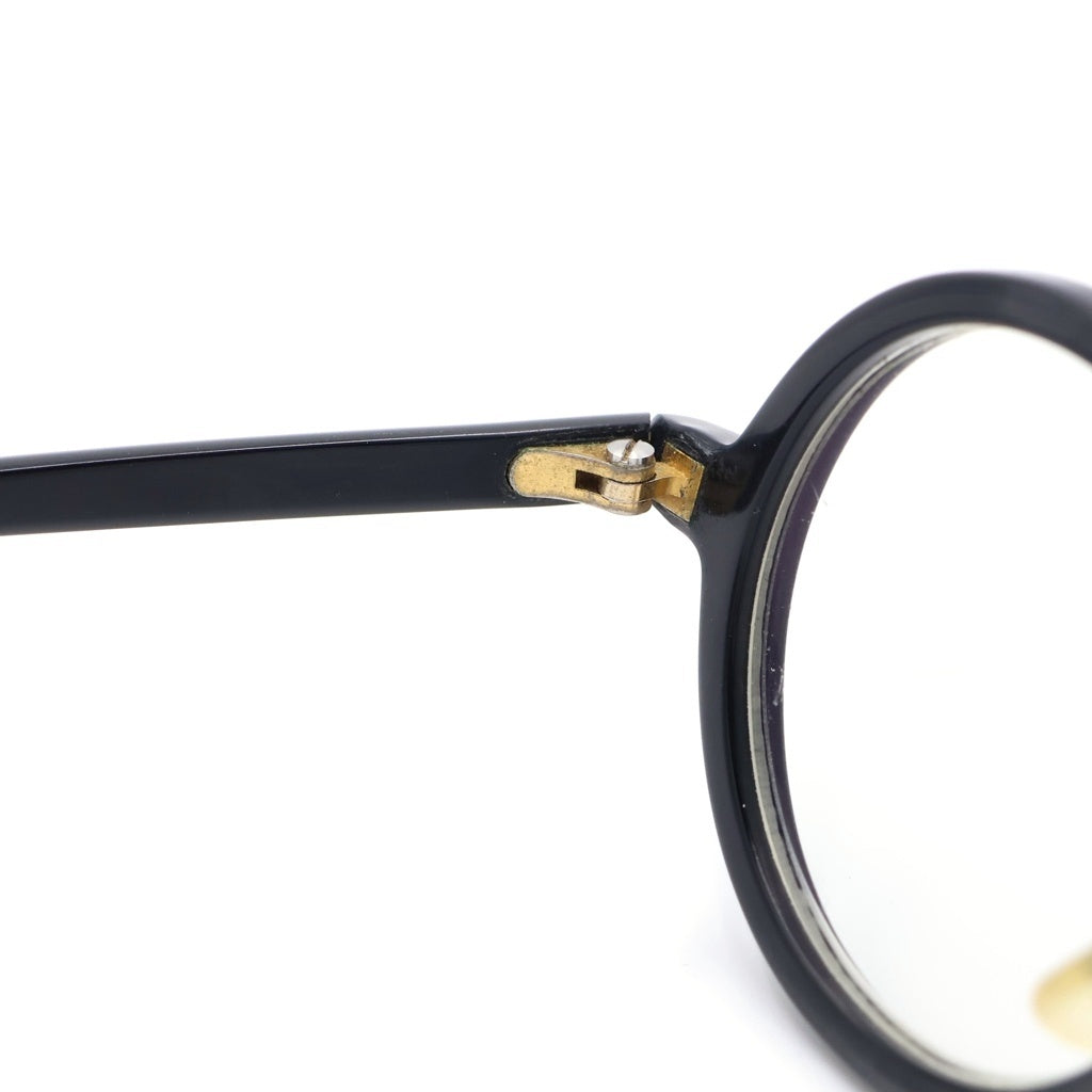 白山眼鏡店(ハクサンガンキョウテン) ROUND classic ラウンドクラシック メガネ サングラス ブラック 度入り