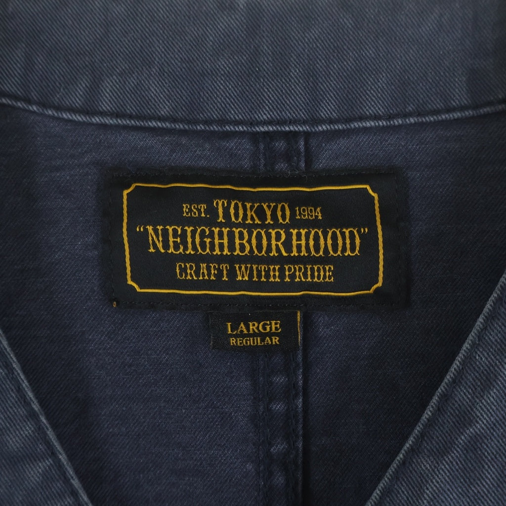 NEIGHBORHOOD(ネイバーフッド) 16AW N.C DEALER C-COAT ノーカラージャケット コート ブラック 162AQNH-JKM02