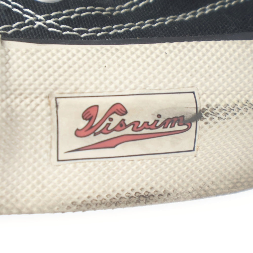VISVIM(ヴィスヴィム) SKAGWAY HI G.PATTEN ユーズド加工 キャンバス ハイカットスニーカー ブラック US9