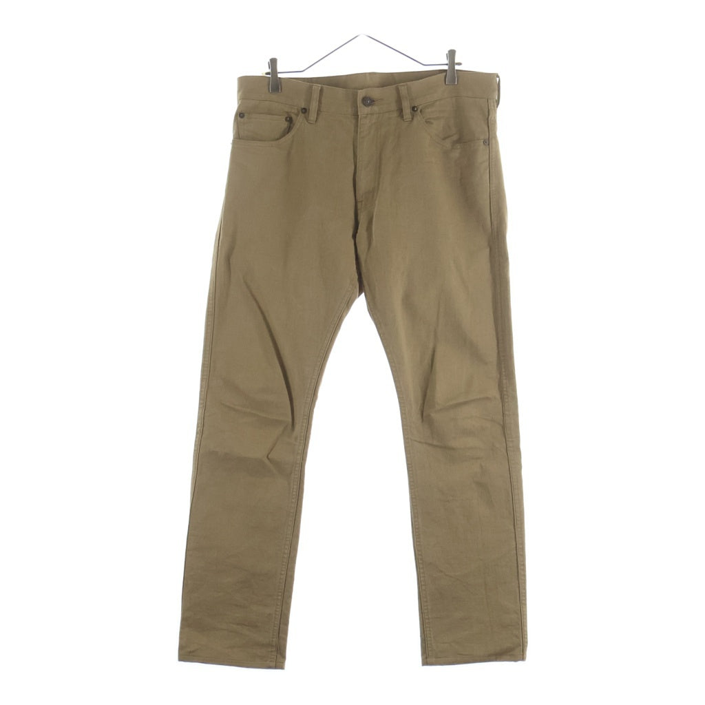 VISVIM(ヴィスヴィム) FLUXUS 12 CHINO コットン リネン チノパンツ ベージュ 0118205008015