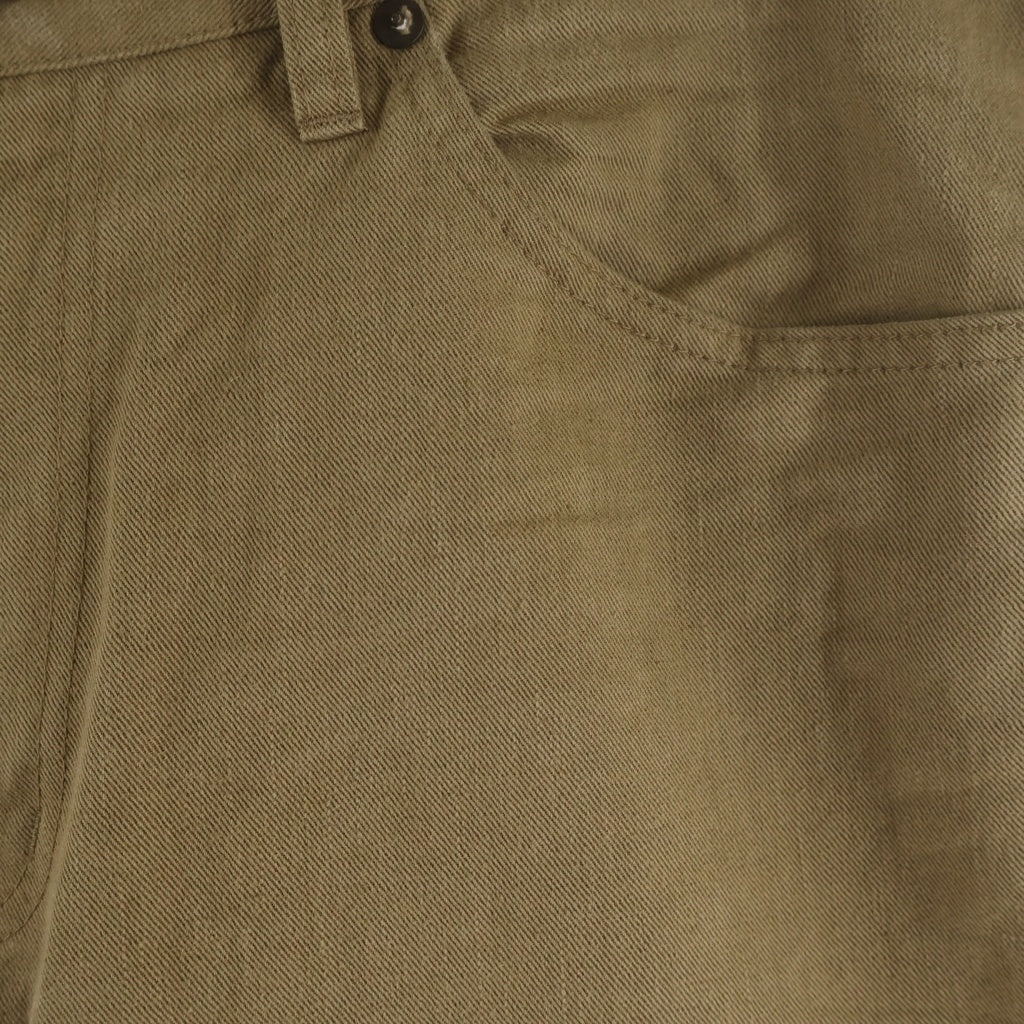 VISVIM(ヴィスヴィム) FLUXUS 12 CHINO コットン リネン チノパンツ ベージュ 0118205008015