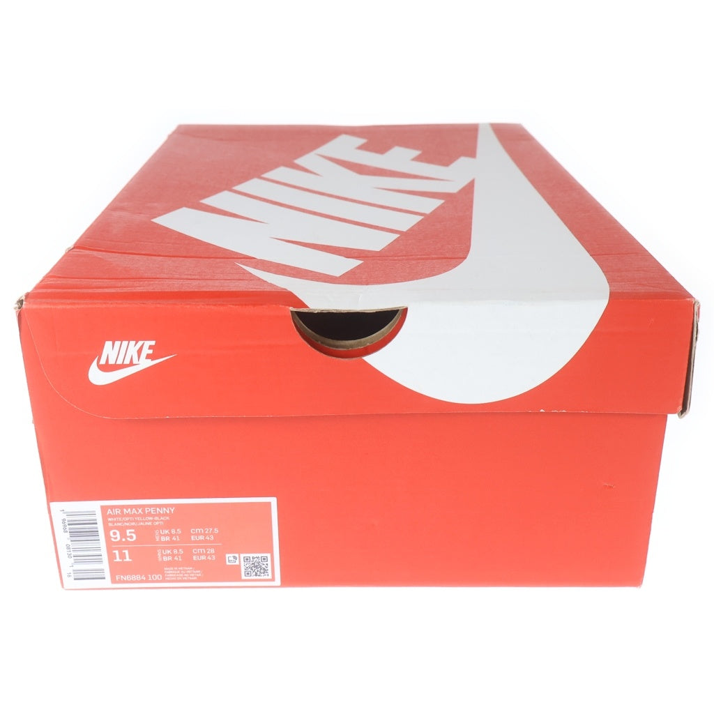 NIKE(ナイキ) AIR MAX PENNY 1 LESTER MIDDLE SCHOOL FN6884-100 エアマックス ペニー1 レスター ミドル スクール ハイカットスニーカー ブラック US9.5/27.5cm