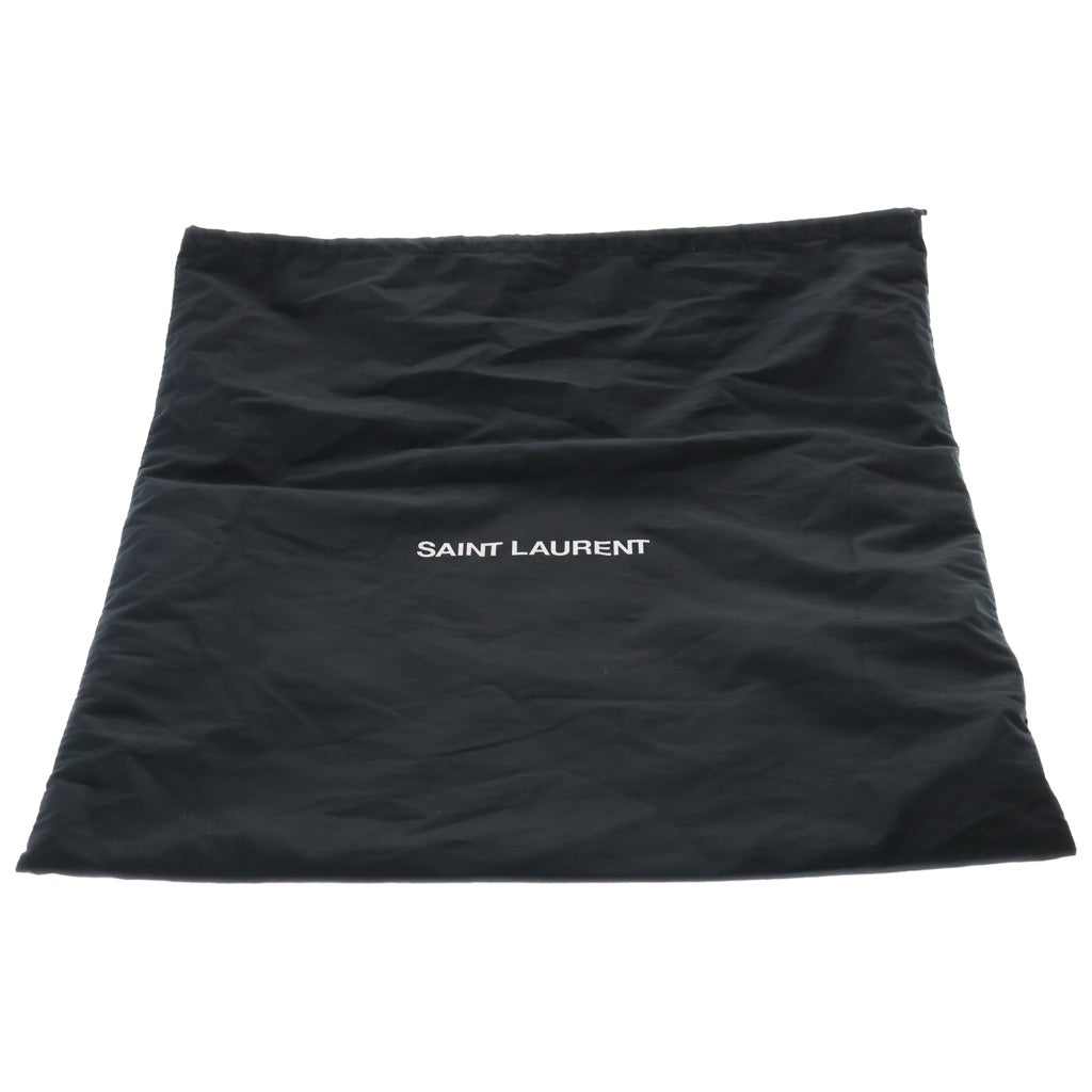 SAINT LAURENT PARIS(サンローランパリ) パファー キルティング レザー トートバッグ ハンドバッグ ブラック 752888