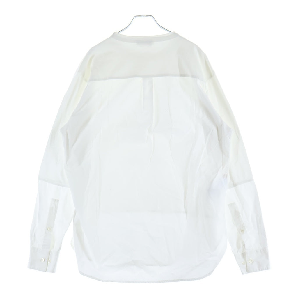 MARNI(マルニ) 20AW シャツ ドッキング クルーネック 長袖Tシャツ カットソー ホワイト HUMU0097Q0