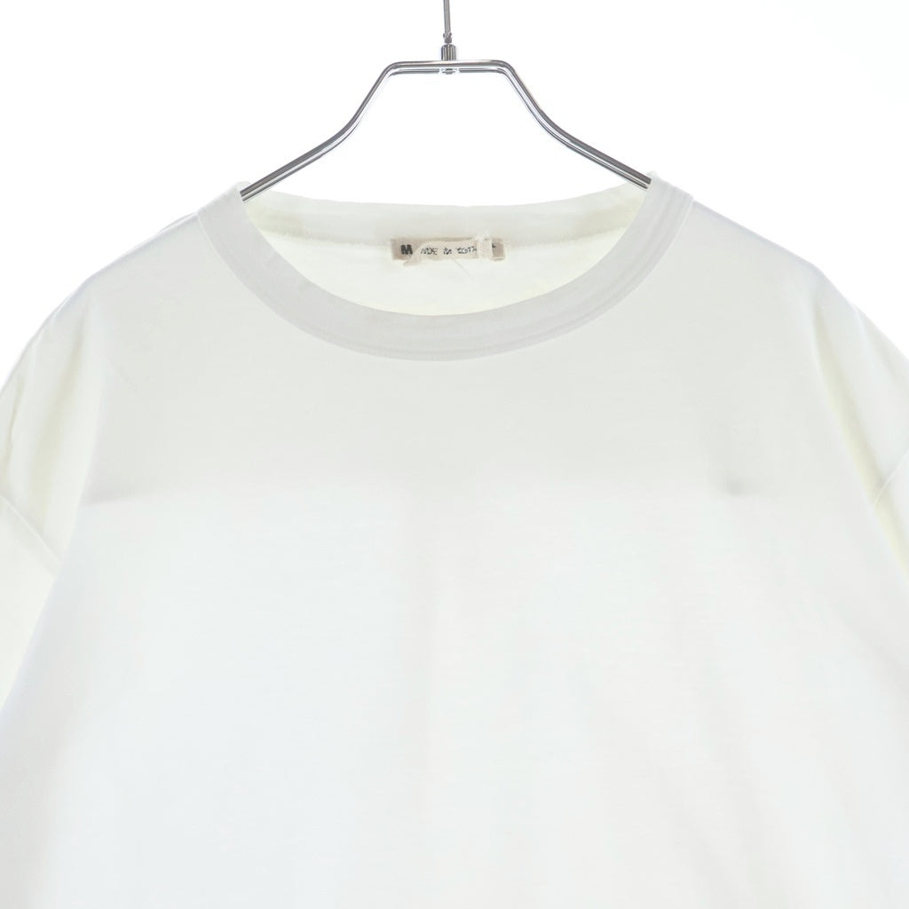 MARNI(マルニ) 20AW シャツ ドッキング クルーネック 長袖Tシャツ カットソー ホワイト HUMU0097Q0