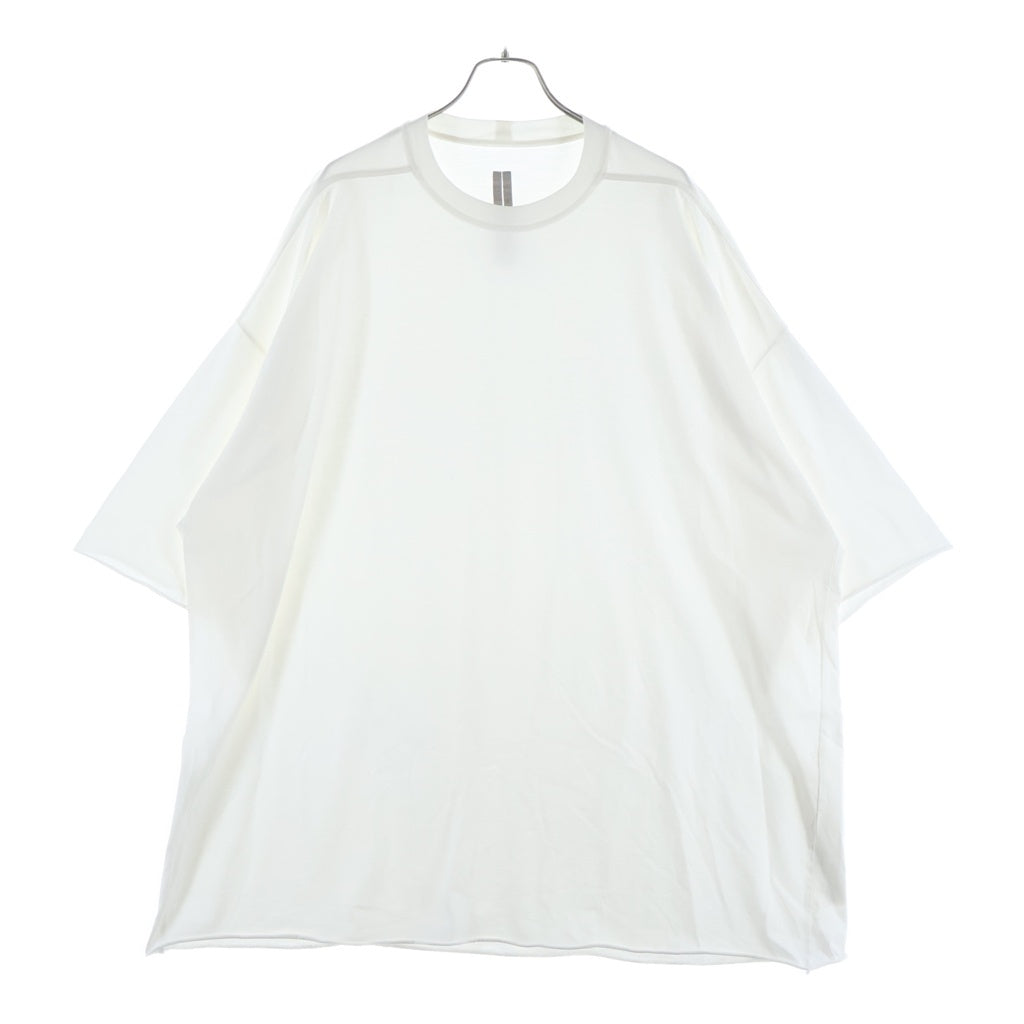 Rick Owens(リックオウエンス) 25SS TOMMT-T トミー オーバーサイズ 半袖Tシャツ カットソー ホワイト RU01E5283-JA