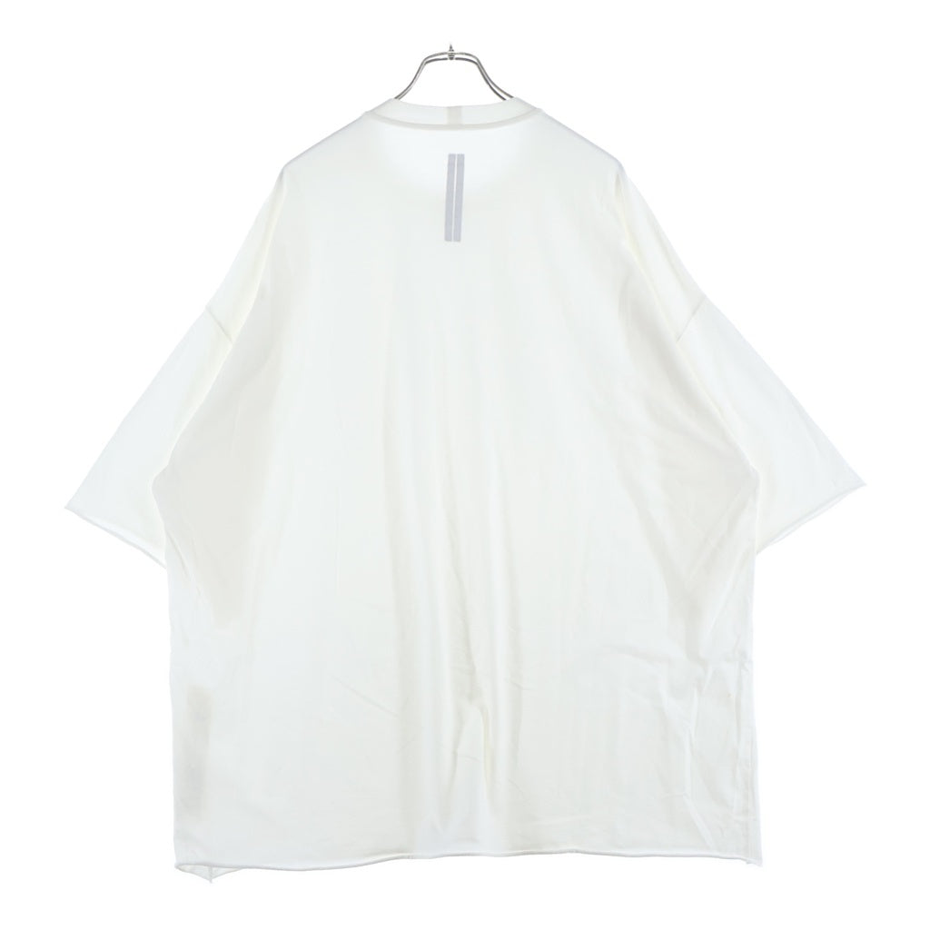 Rick Owens(リックオウエンス) 25SS TOMMT-T トミー オーバーサイズ 半袖Tシャツ カットソー ホワイト RU01E5283-JA