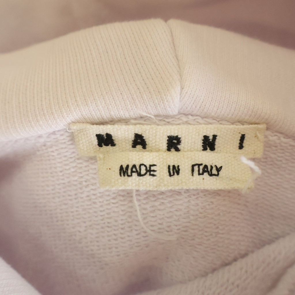 MARNI(マルニ) 20SS オーバーサイズ スウェット プルオーバーパーカー ピンク FUMU0067S0