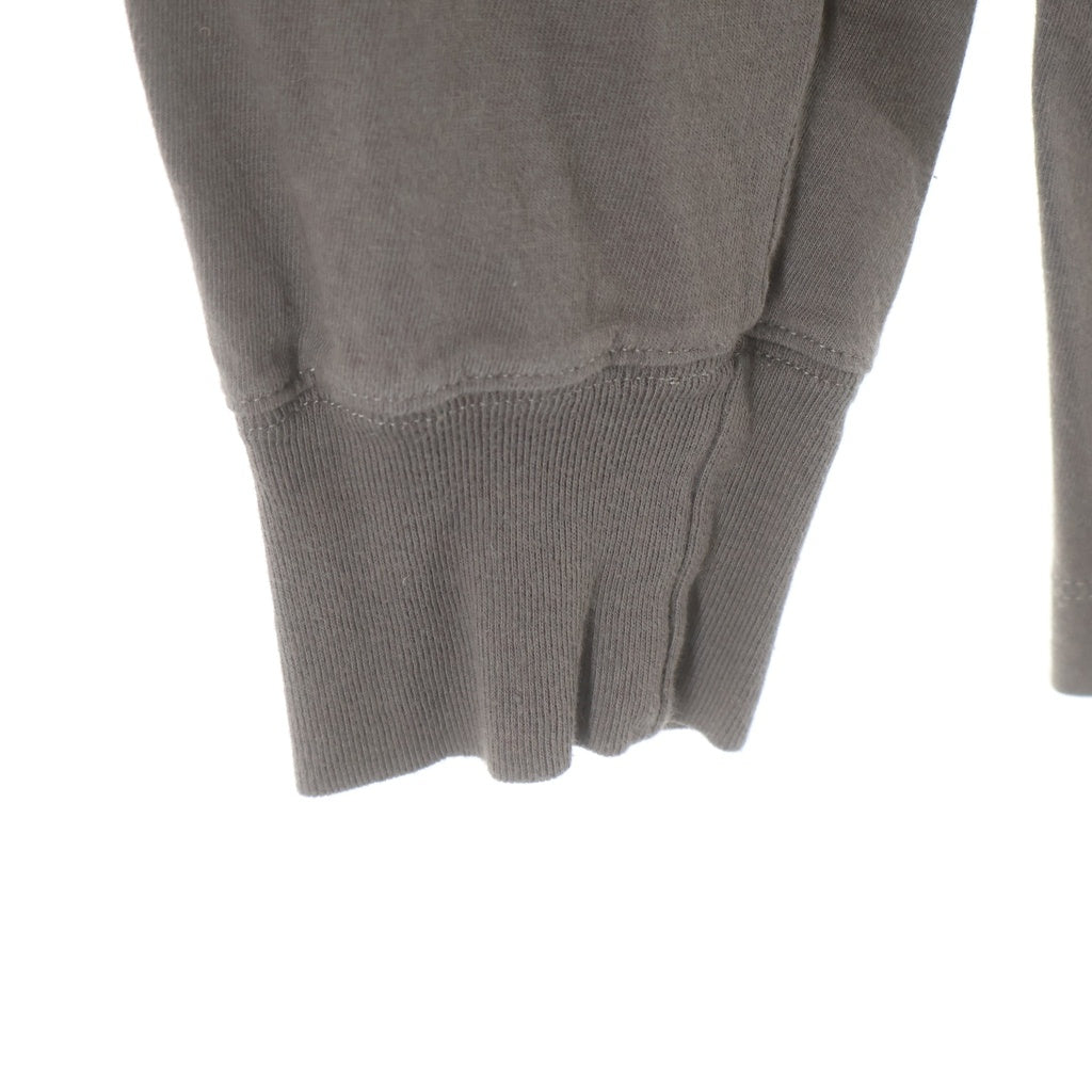 Rick Owens(リックオウエンス) 22SS LEVEL LS T コットン クルーネック 長袖Tシャツ カットソー グレージュ RU01B1266-JA