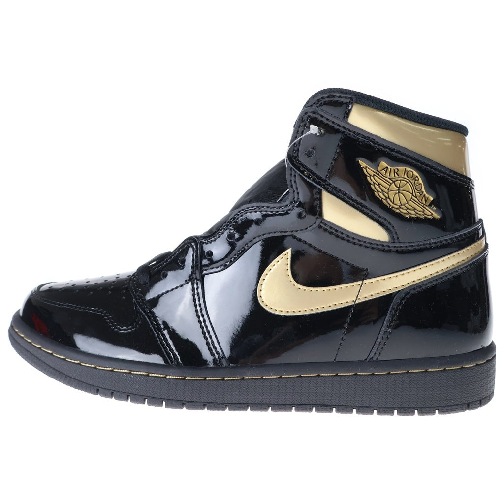 NIKE(ナイキ) AIR JORDAN 1 HIGH OG METALIC GOLD 555088-032 エアジョーダン1 メタリック ゴールド ハイカットスニーカー ブラック/ゴールド US8.5/26.5cm