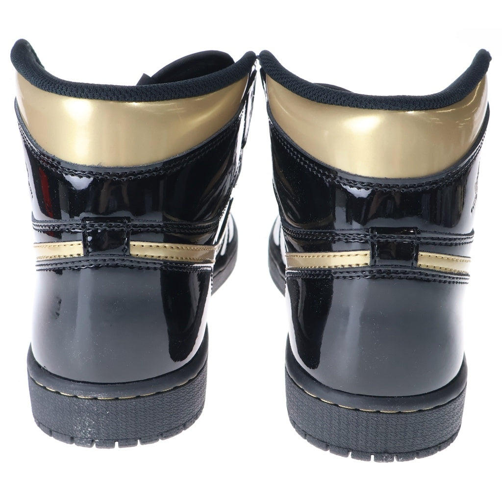 NIKE(ナイキ) AIR JORDAN 1 HIGH OG METALIC GOLD 555088-032 エアジョーダン1 メタリック ゴールド ハイカットスニーカー ブラック/ゴールド US8.5/26.5cm
