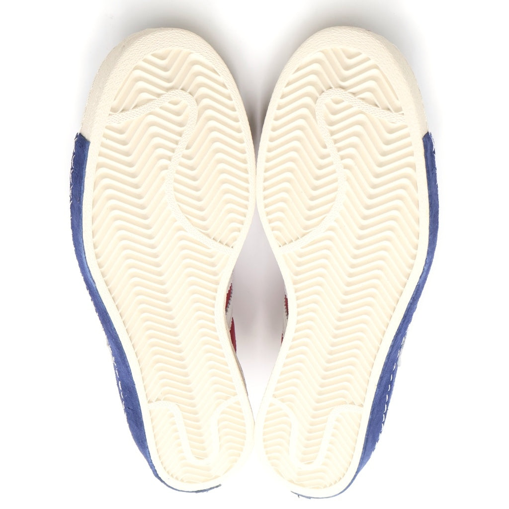 adidas(アディダス) Campus 80s SH RECOUTURE CONSORTIUM FY6753 キャンパス 80s SH リクチュール コンソーシアム ブルー/レッド ローカットスニーカー US9/27cm