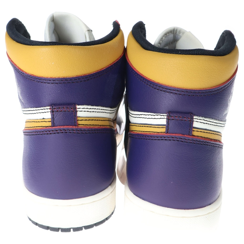 NIKE SB(ナイキエスビー) AIR JORDAN 1 HIGH OG DEFIANT LA TO CHICAGO CD6578-507 エアジョーダン1 エルエートゥーシカゴ ハイカットスニーカー ホワイト/パープル US9/27cm