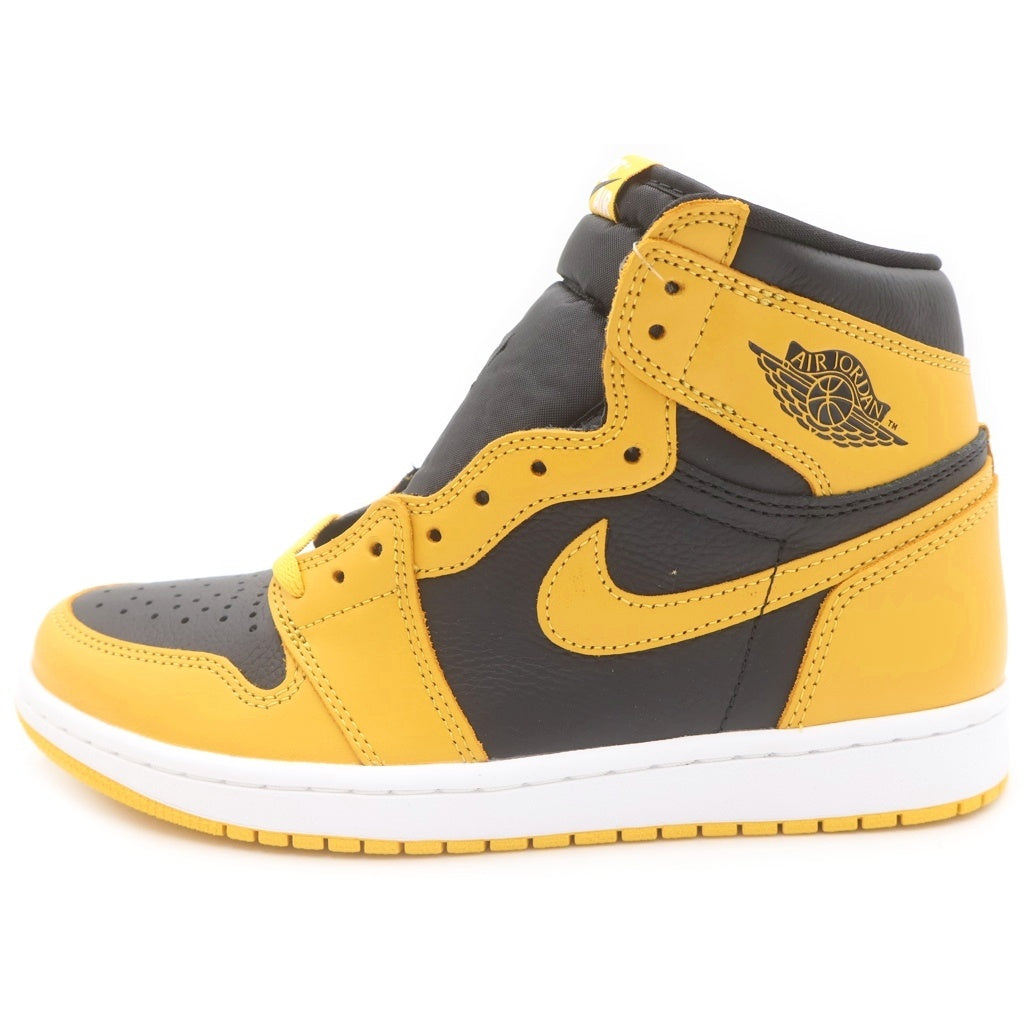 NIKE(ナイキ) AIR JORDAN 1 HIGH OG Pollen 555088-701 エアジョーダン1 パラン ハイカットスニーカー ブラック/イエロー US8.5/26.5cm