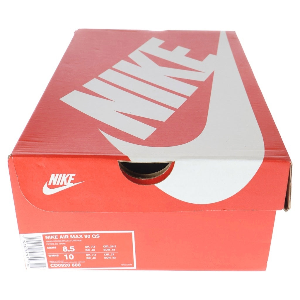 NIKE(ナイキ) AIR MAX 90 QS MARS LANDING エアマックス 90 マーズランディング ローカットスニーカーシューズ オレンジ US8.5/26.5cm CD0920-600