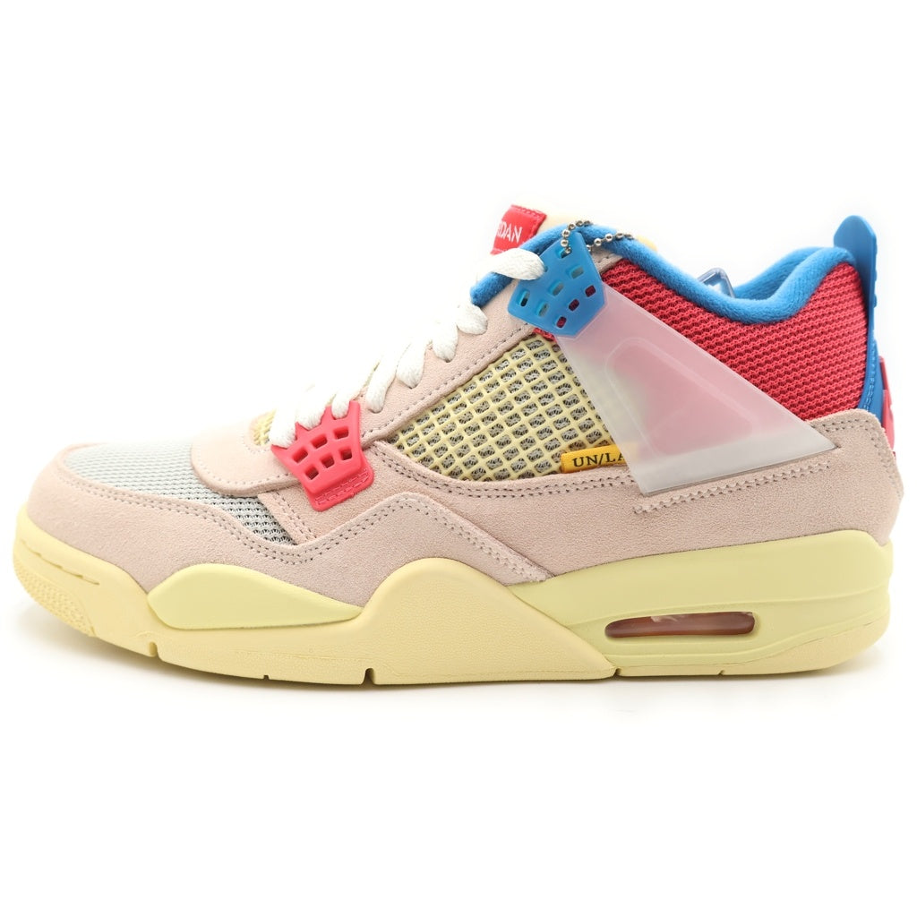 NIKE(ナイキ) ×UNION AIR JORDAN 4 RETRO DC9533-800 ユニオン エアジョーダン4 ハイカットスニーカー ピンク US8.5/26.5cm