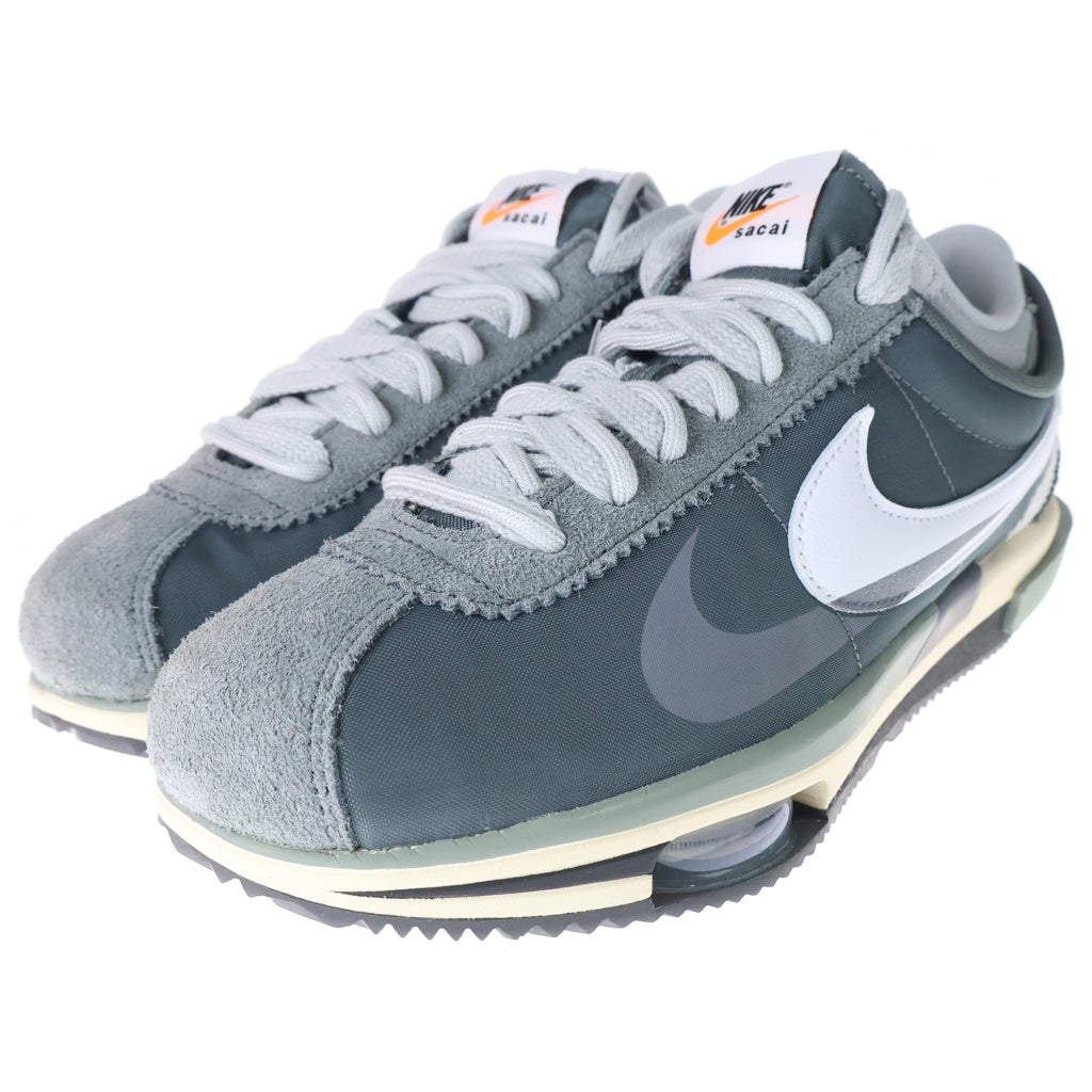 NIKE(ナイキ) ×sacai ZOOM CORTEZ IRON GREY DQ0581-001 サカイ ズーム コルテッツ アイロン ローカットスニーカー グレー US9/27cm