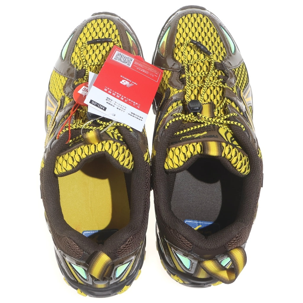 New Balance(ニューバランス) ML610TAM ×Amine 610 アミーネ メッシュ ローカットスニーカー ブラウン/イエロー US8.5/26.5cm