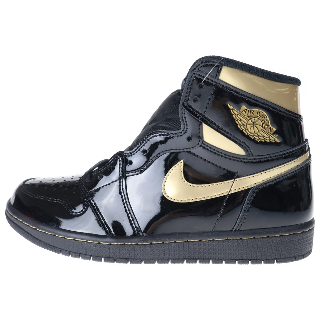 NIKE(ナイキ) AIR JORDAN 1 HIGH OG METALIC GOLD 555088-032 エアジョーダン1 メタリック ゴールド ハイカットスニーカー ブラック/ゴールド US8.5/26.5cm