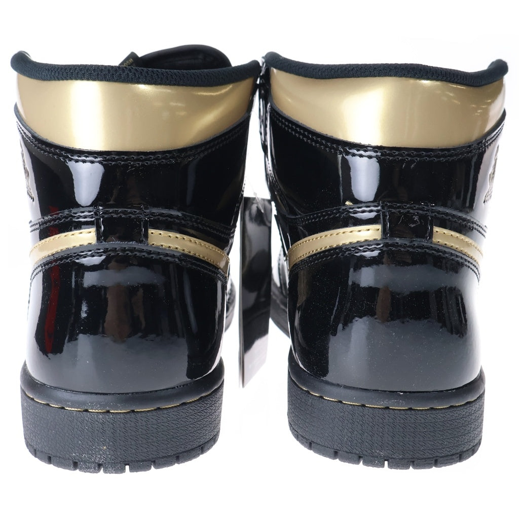 NIKE(ナイキ) AIR JORDAN 1 HIGH OG METALIC GOLD 555088-032 エアジョーダン1 メタリック ゴールド ハイカットスニーカー ブラック/ゴールド US8.5/26.5cm