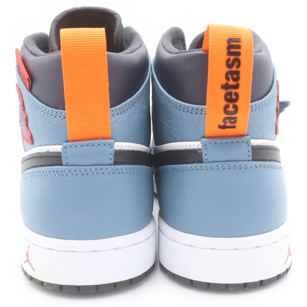 NIKE(ナイキ) ×FACETASM AIR JORDAN 1 MID CU2802-100 ファセッタズム エアジョーダン1 ミッドカットスニーカー ホワイト/ブルー US9/27cm