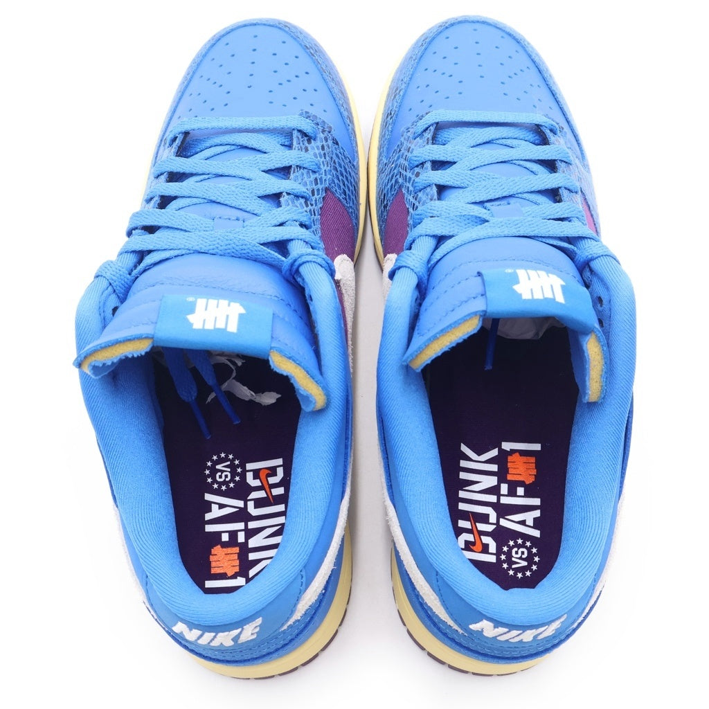 NIKE(ナイキ) ×UNDEFEATED DUNK LOW SP DH6508-400 アンディフィーテッド ローカットスニーカー ブルー US8.5/26.5cm