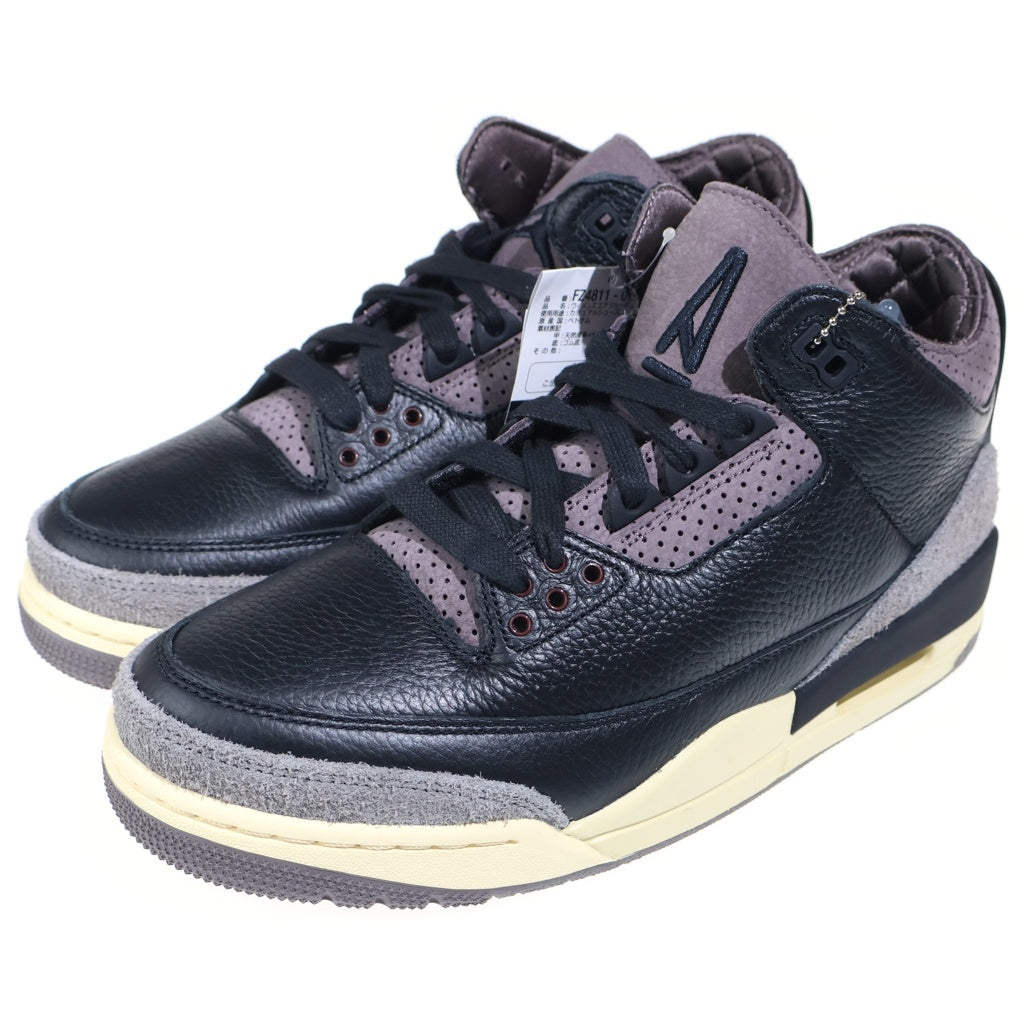 NIKE(ナイキ) ×A Ma Maniere WMNS AIR JORDAN 3 RETRO ウィメンズエアジョーダン 3 ハイカットスニーカー ブラック US10.5/27.5cm FZ4811-001