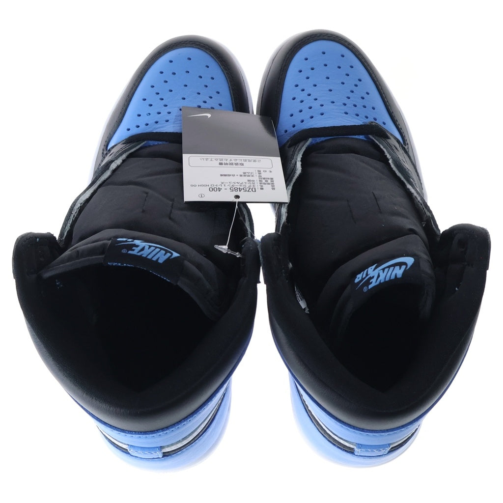 NIKE(ナイキ) AIR JORDAN 1 RETRO HI OG UNIVERSITY BLUE DZ5485-400 エアジョーダン1 ユニバーシティブルー ハイカットスニーカー ホワイト/ブルー US8.5/26.5cm
