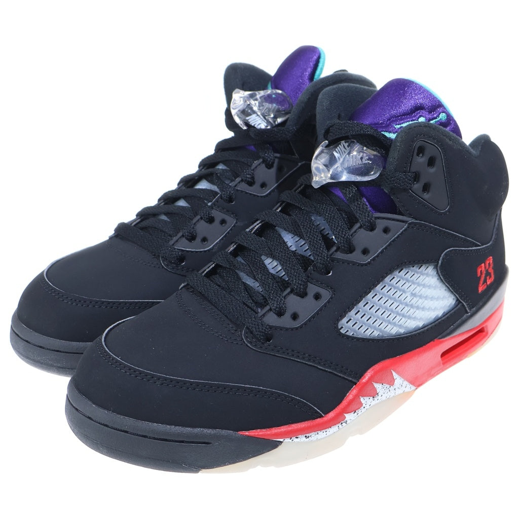 NIKE(ナイキ) AIR JORDAN5 RETRO CZ1786-001 エアジョーダン ハイカットスニーカー ブラック US8.5/26.5cm