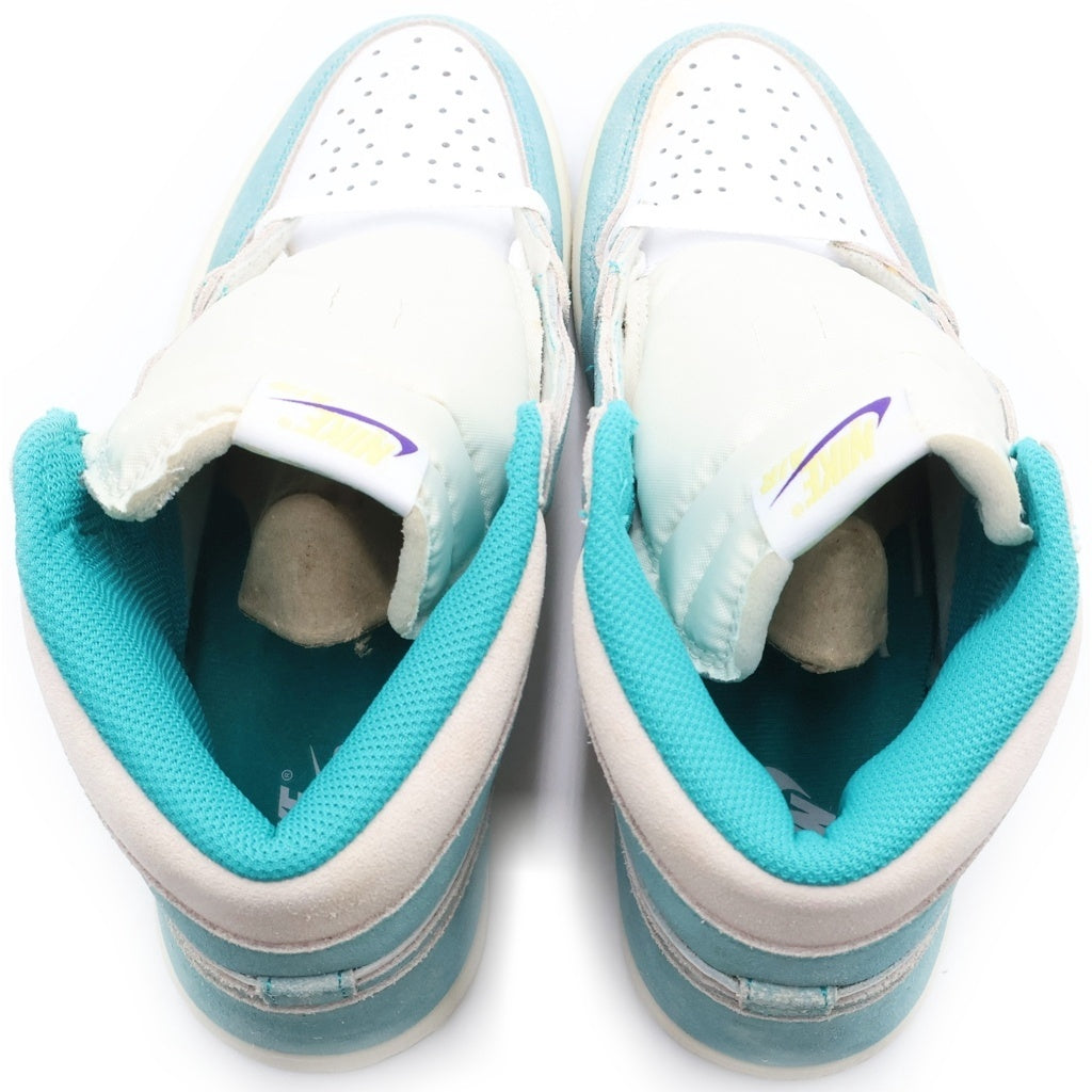 NIKE(ナイキ) AIR JORDAN1 RETRO HIGH OG 555088-311 エアジョーダン1 ターボグリーン ハイカットスニーカー ホワイト/グリーン US8.5/26.5cm