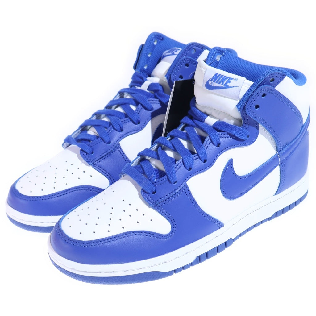 NIKE(ナイキ) DUNK HIGH GAME ROYAL ダンク ゲームロイヤル ハイカットスニーカー ホワイト/ブルー US8.5/26.5cm DD1399-102