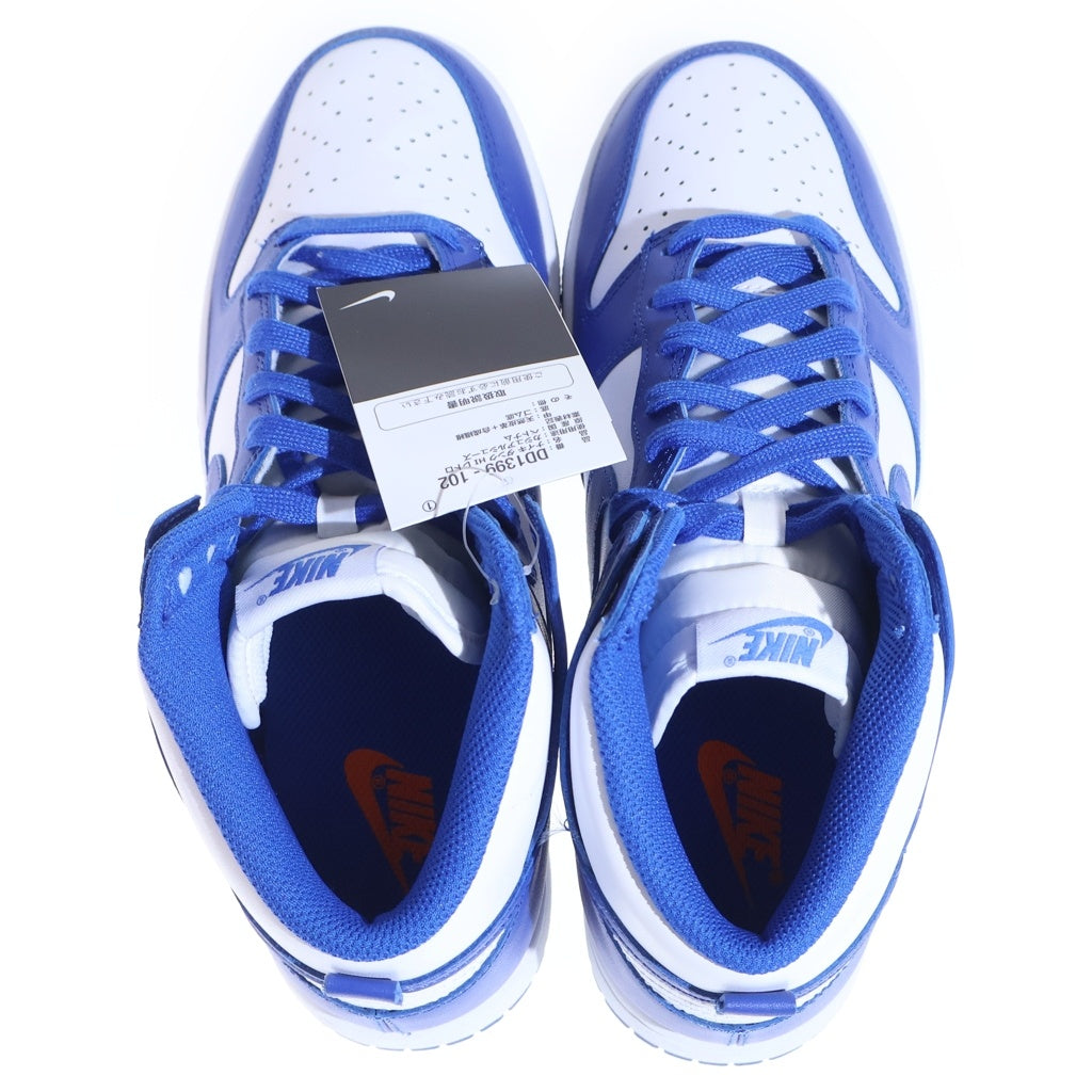 NIKE(ナイキ) DUNK HIGH GAME ROYAL ダンク ゲームロイヤル ハイカットスニーカー ホワイト/ブルー US8.5/26.5cm DD1399-102