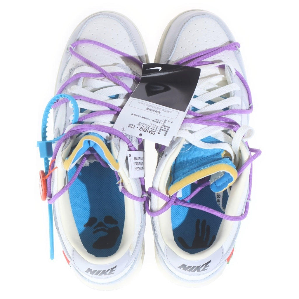 NIKE(ナイキ) ×OFF-WHITE DUNK LOW DM1602-125 オフホワイト ダンク ローカットスニーカー グレー US9/27cm