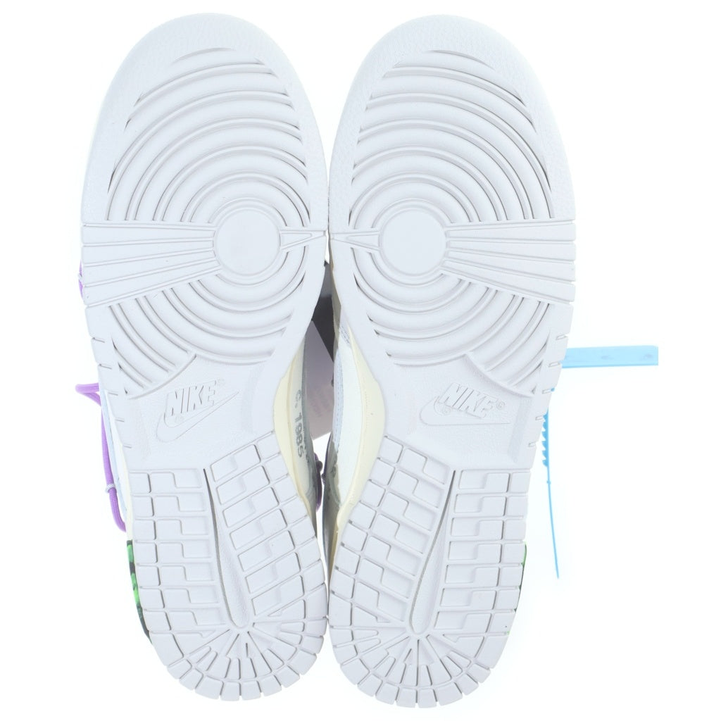NIKE(ナイキ) ×OFF-WHITE DUNK LOW DM1602-125 オフホワイト ダンク ローカットスニーカー グレー US9/27cm