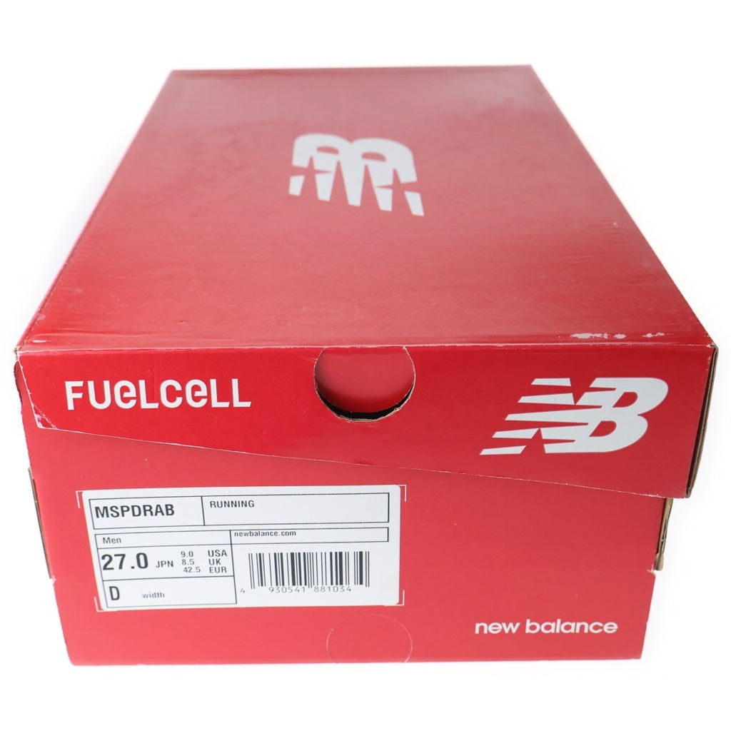 New Balance(ニューバランス) MSPDRAB ×AURALEE FUELCELL SPEED RIFT オーラリー フューエルセル スピードリフト ローカットスニーカー ブラック US8.5/26.5cm