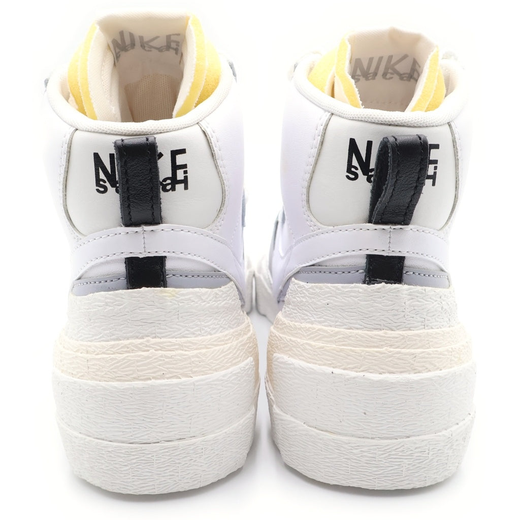 NIKE(ナイキ) ×sacai BLAZER MID サカイ ブレーザー ミッドカットスニーカー ホワイト US8.5/26.5cm BV0072-100