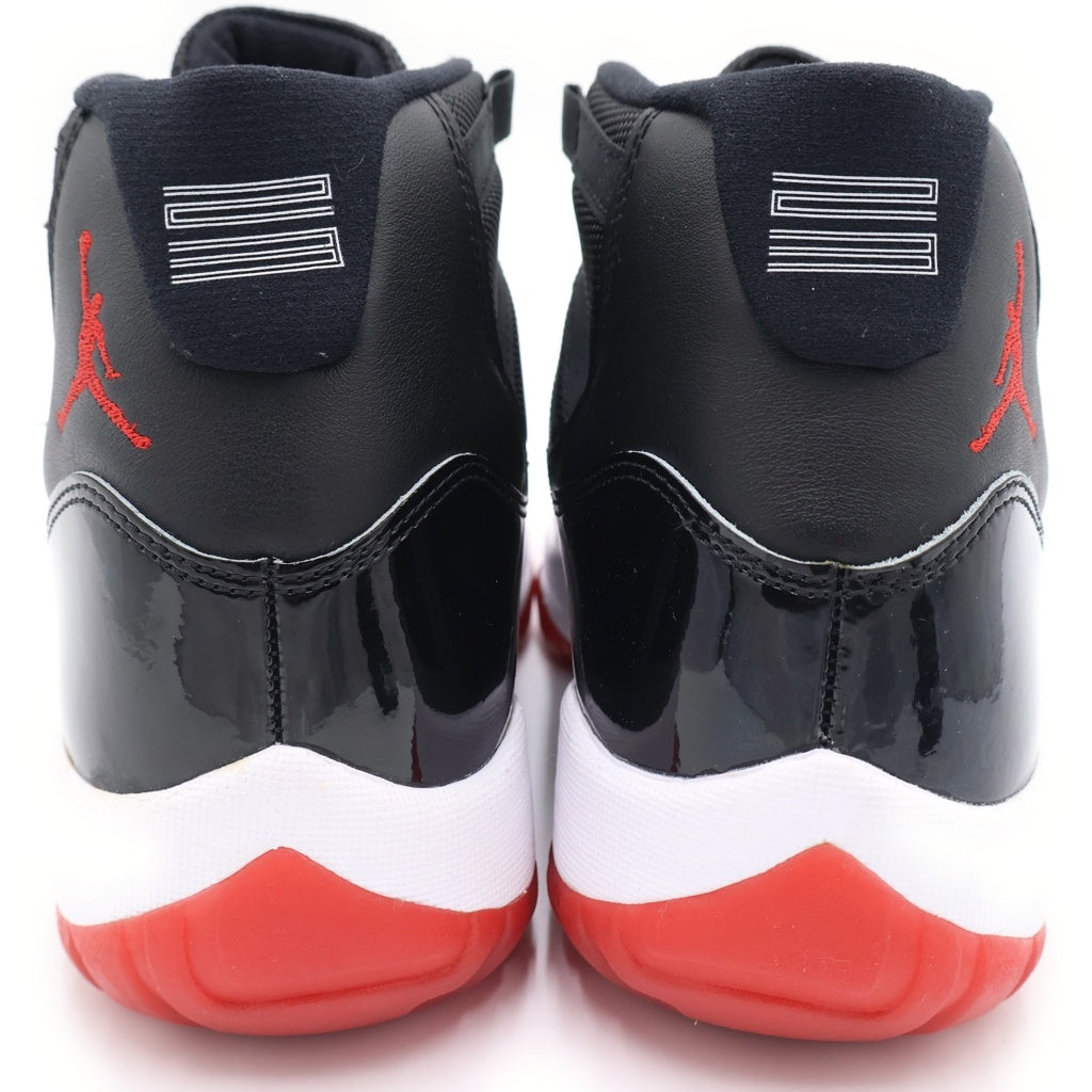 NIKE(ナイキ) AIR JORDAN 11 RETRO 378037-061 エアジョーダン11 スニーカー ブレッド ブラック/レッド US8.5/26.5cm